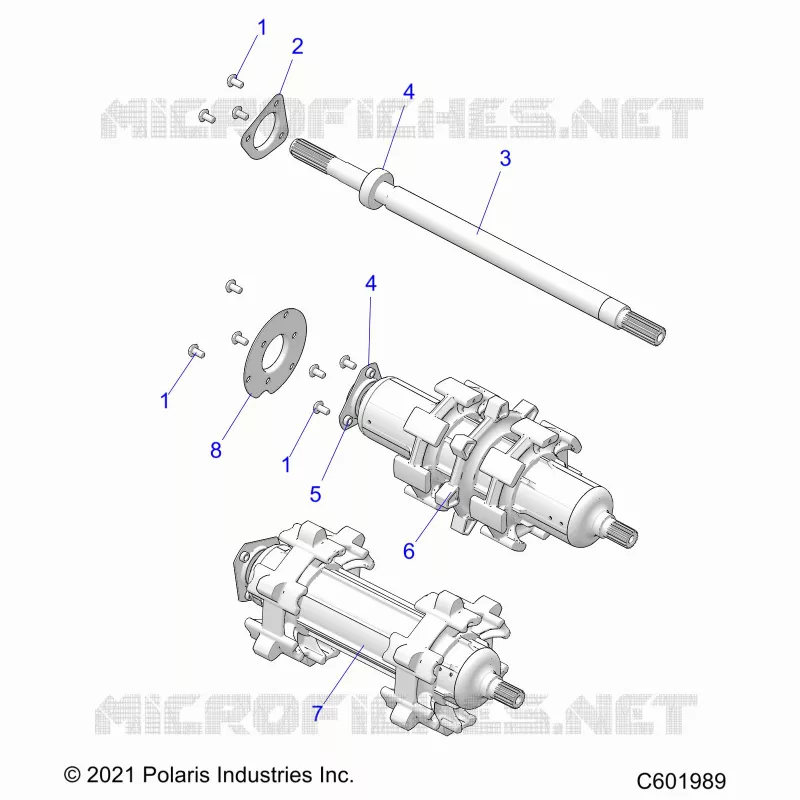 DRIVE TRAIN, JACKSHAFT AND DRIVE SHAFT