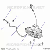 DRIVE TRAIN, FRONT GEARCASE MOUNTING