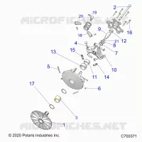 DRIVE TRAIN, PRIMARY CLUTCH