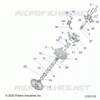 DRIVE TRAIN, PRIMARY CLUTCH