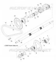 DRIVE TRAIN, REAR AXLE   HOUSING