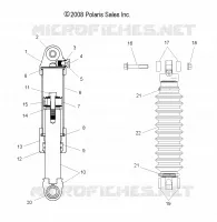 FRONT TRACK SHOCK (7043388)(DRAGON RMK)