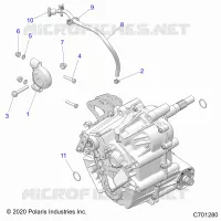 DRIVE TRAIN, MAIN GEARCASE MOUNTING