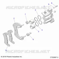 BRAKES, REAR CALIPER