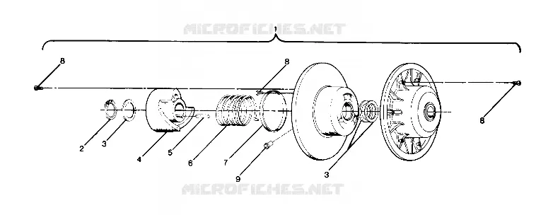 DRIVEN CLUTCH SPORT AND SPORT GT (4915451545020A)