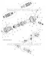 DRIVE TRAIN, FRONT GEARCASE INTERNALS