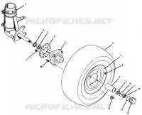 FRONT WHEEL ASSEMBLY TRAIL BOSS / W928527 (4922892289015A)
