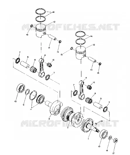 PISTON AND CRANKSHAFT (TRAIL) (4910941094034A)