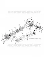 DRIVE TRAIN, FRONT GEARCASE INTERNALS (BUILT 3/05/10 AND AFTER)