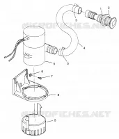 BILGE PUMP SL 700 B964066 AND  INTL. SL 700 I964066 (4935633563B013)