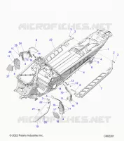 CHASSIS, CLUTCH GUARD, FOOTRESTS, AND RUNNING BOARDS