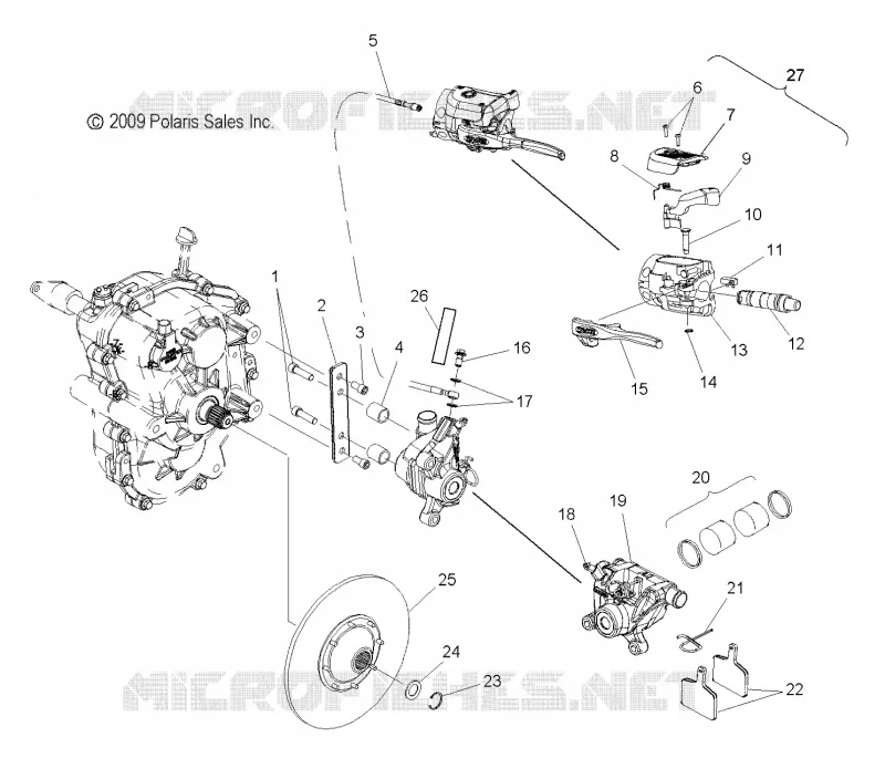 BRAKES, BRAKE CALIPER AND DISC
