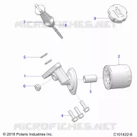 OIL FILTER AND DIPSTICK