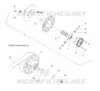 DRIVE TRAIN, SECONDARY CLUTCH