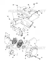 BLOWER HOUSING AND RECOIL STARTER  TRAIL (4919281928029A)