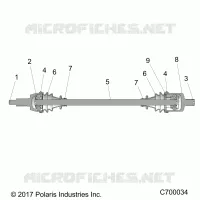 DRIVE TRAIN, FRONT HALF SHAFT