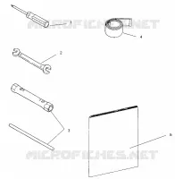 TOOL KIT    LITE GT 0963133 AND EUROPEAN LITE GT E963133 (4933083308A014)