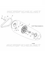 DRIVE TRAIN, SECONDARY CLUTCH