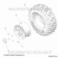 WHEELS, FRONT