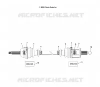 DRIVE SHAFT, FRONT (4X4)