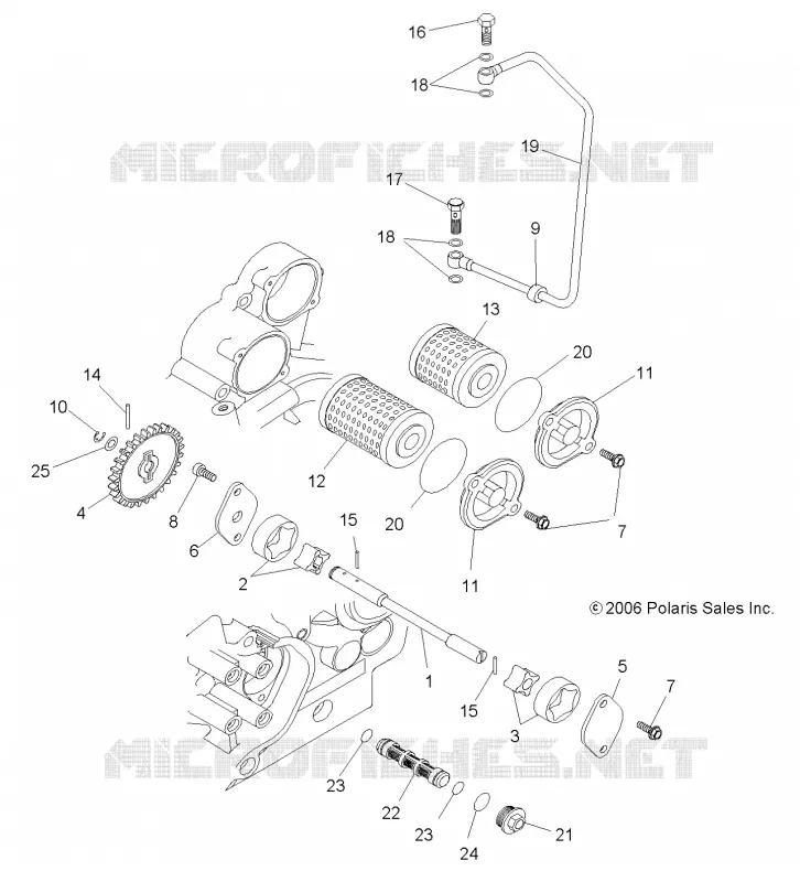 ENGINE, OIL SYSTEM AND OIL PUMP