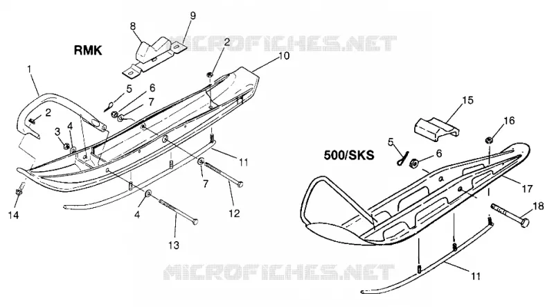 SKI 500 0972764, EUROPEAN 500 E972764, 500 SKS 0972564, EUROPEAN 500 SKS E9 (4938393839B005)