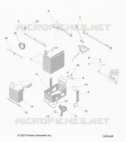 ELECTRICAL, BATTERY BOX ASM.