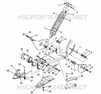 SWING ARM   SHOCK 4X4 300 W948130 (4926762676B013)