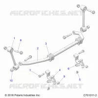 SUSPENSION, FRONT, STABILIZER BAR