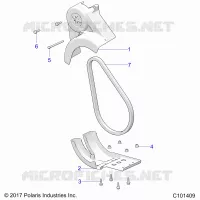 DRIVE TRAIN, CHAIN GUARD