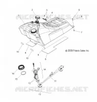 FUEL SYSTEM, FUEL TANK ASM.