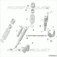 REAR SUSPENSION SHOCK MOUNTING