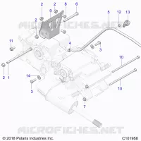 DRIVE TRAIN, MAIN GEARCASE MOUNTING