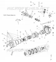 DRIVE TRAIN, FRONT GEARCASE AND MOUNTING