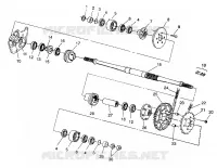 MIDDLE DRIVE ASSEMBLY ASSEMBLY 6X6 250 W938727 (4924092409024A)