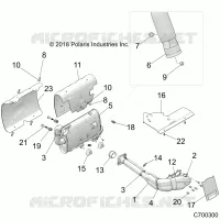 ENGINE, EXHAUST SYSTEM