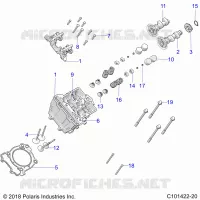 ENGINE, CYLINDER HEAD, CAMS AND VALVES