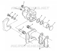 FRONT BRAKE  250 4X4 (4919791979037A)