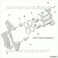FRONT BRAKE CALIPER