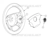 STEERING WHEEL, 4 SPOKE