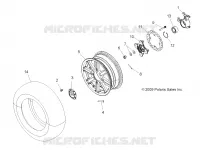 WHEELS, FRONT AND HUB