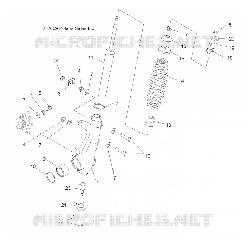 FRONT SUSPENSION STRUT