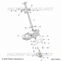 STEERING POST  AND EPS