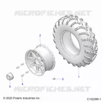 WHEELS, FRONT TIRE