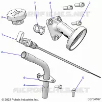ENGINE, OIL DIPSTICK