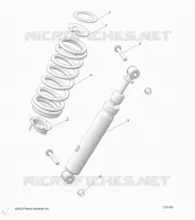 SUSPENSION, FRONT SHOCK MOUNTING