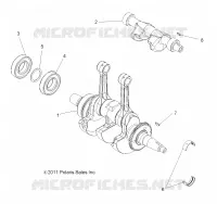 ENGINE, CRANKSHAFT AND BALANCE SHAFT