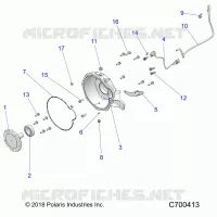 ENGINE, ADAPTER, BELLHOUSING AND CRANK SENSOR
