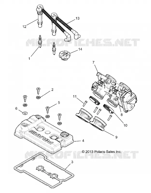 THROTTLE  BODY AND VALVE COVER