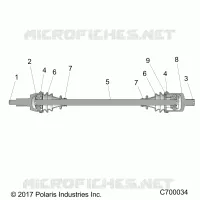 DRIVE TRAIN, FRONT HALF SHAFT